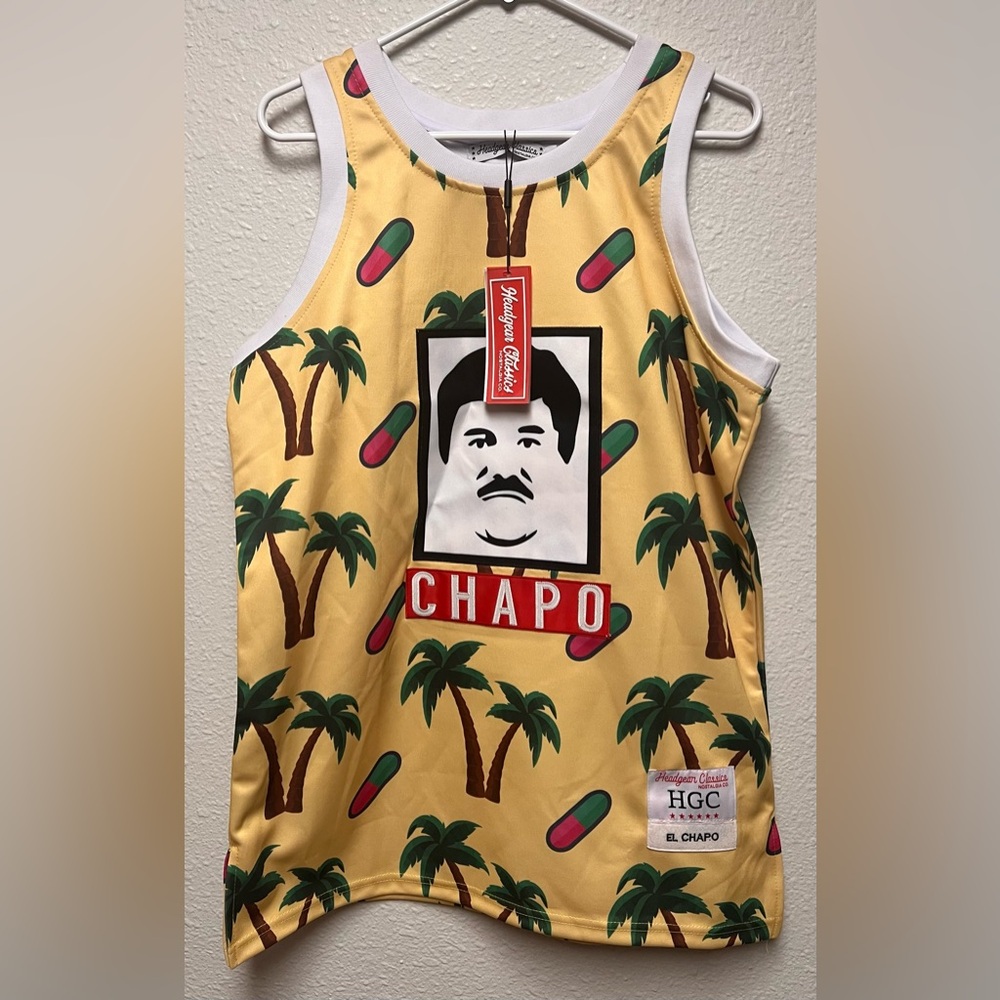 HEADGEAR CLASSICS JERSEY EL CHAPO SIZE Medium - BRAND NEW W TAGS